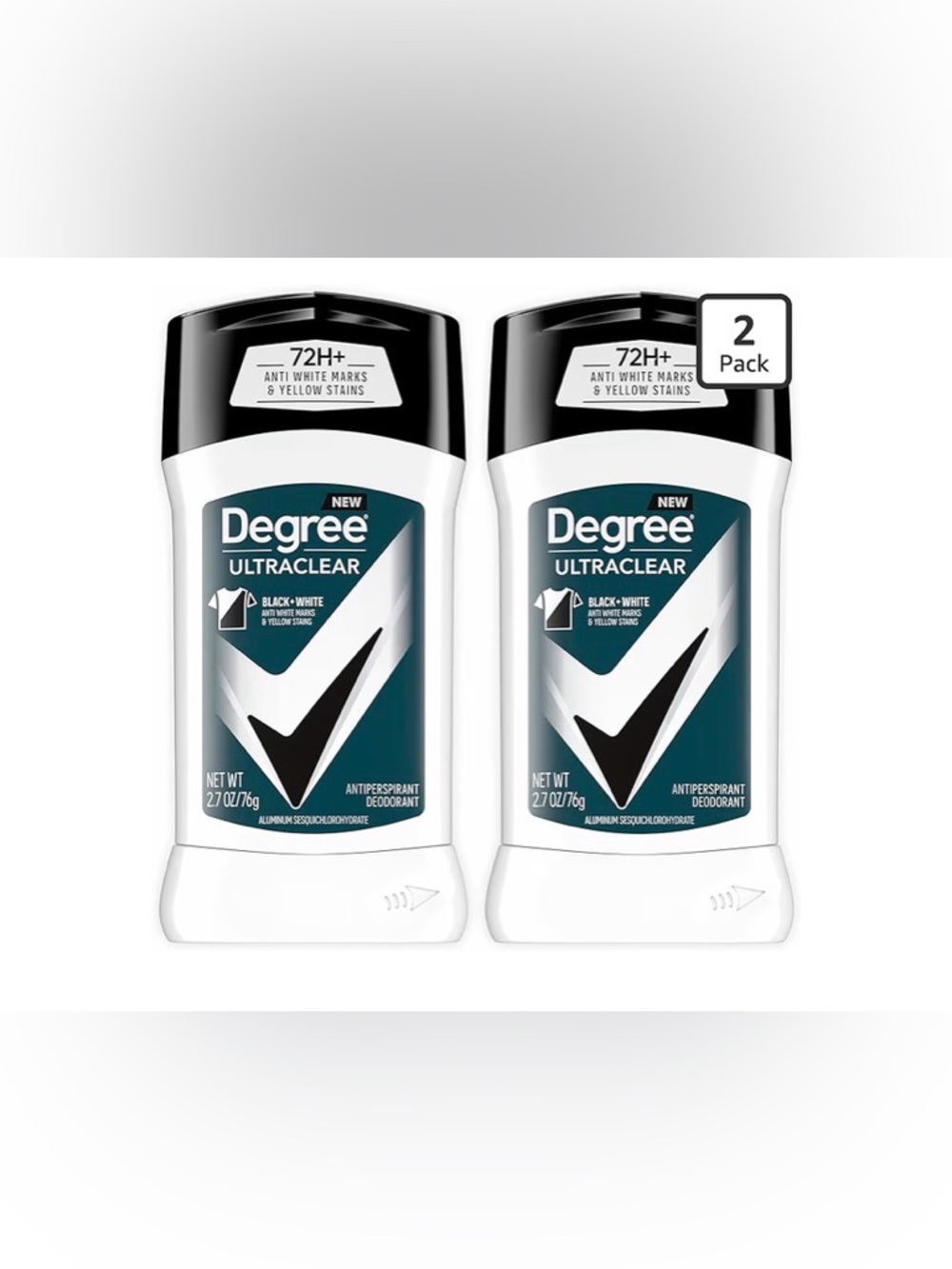 Degree Ultraclear Antiperspirant Deodorant - Black + White (2 Pack)